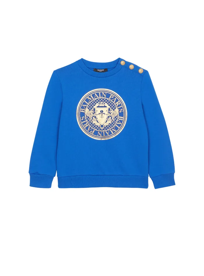 039Coin039 Sweatshirtnbsp Blue Kids Balmain