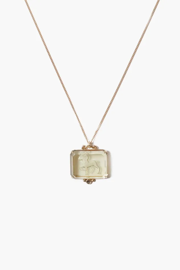 14k Aries Zodiac Necklace Women Chan Luu 14k Fine