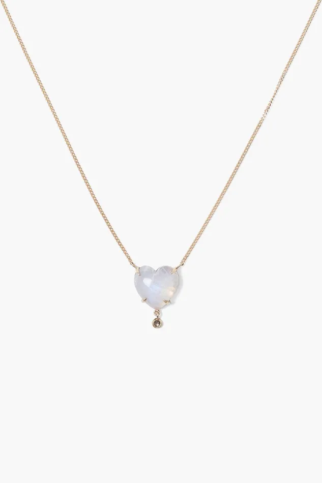 14k Heart Necklace Moonstone Women Chan Luu 14k Fine