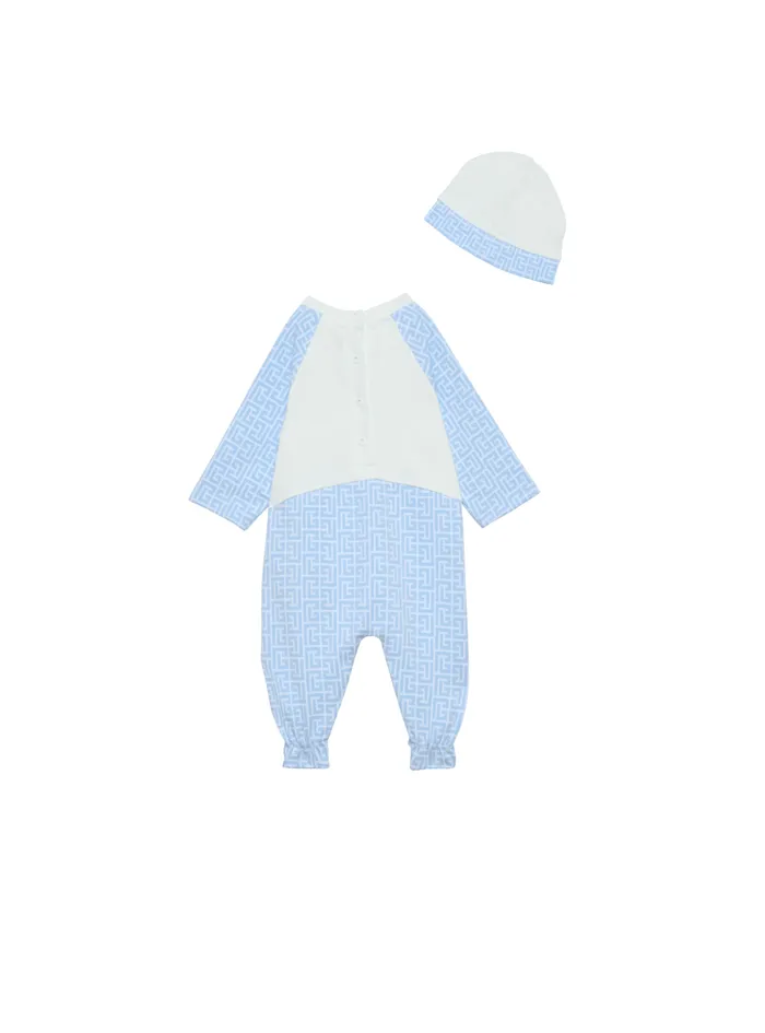 2piece Baby Set Blue Kids Balmain