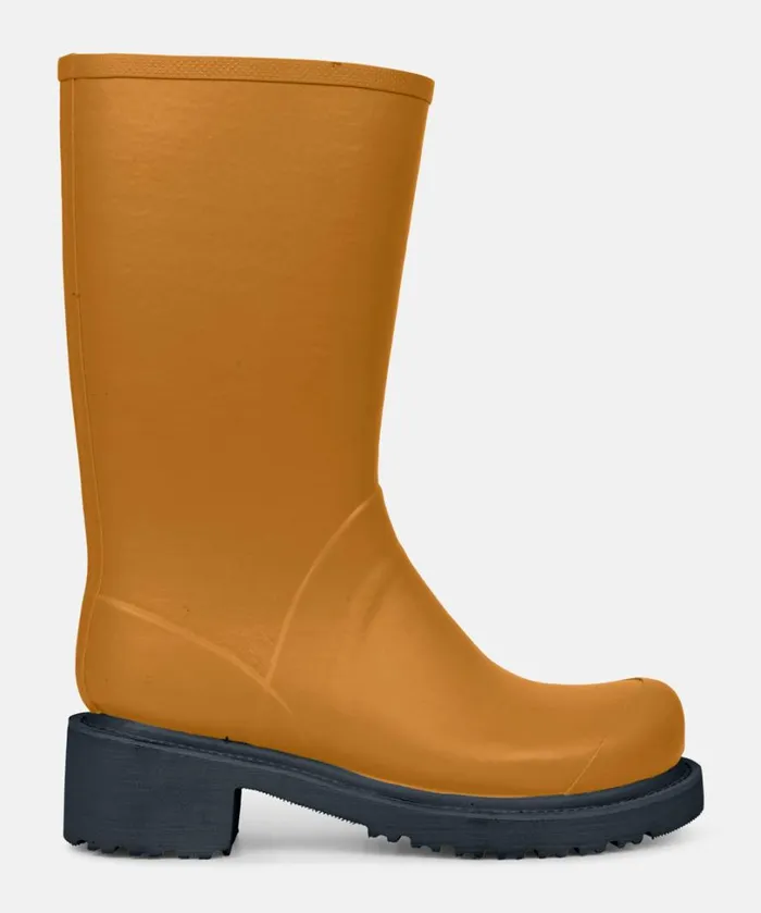 34 Rubber Boots With Zip 8211 Dijon Rainboots Ilse Jacobsen Rainboots Medium