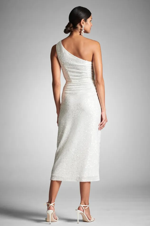 Aline Women Sachin and Babi Phoebe Dress 8211 Ivory Sequins