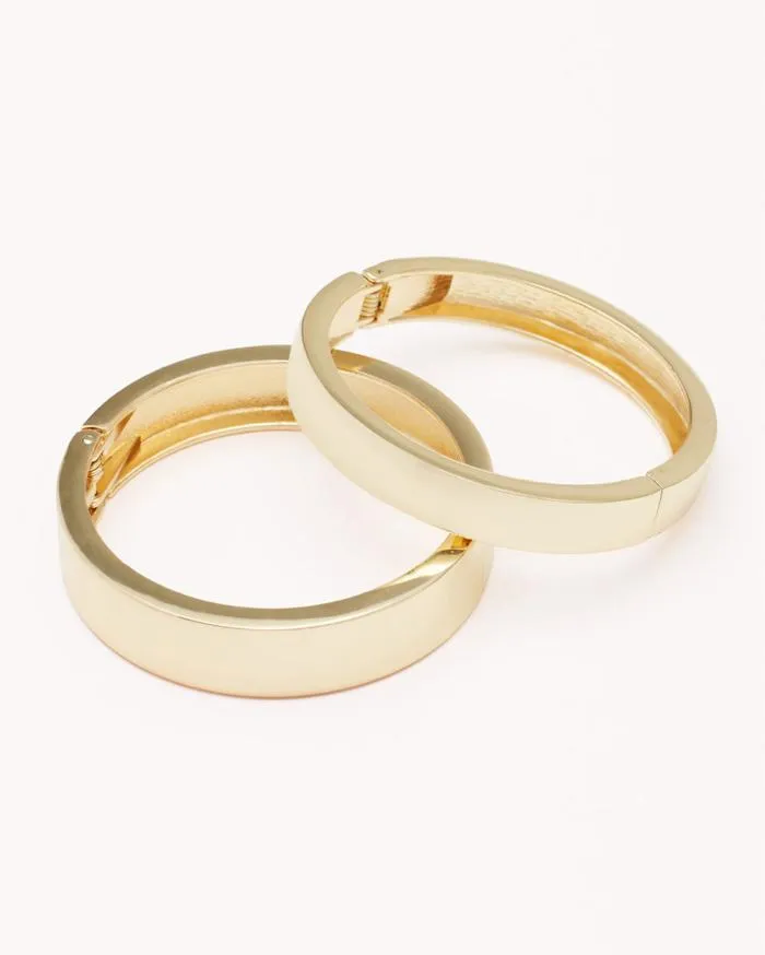 Accessories Billini Jewellery CHARLOTTA BANGLE 2 PACK GOLD