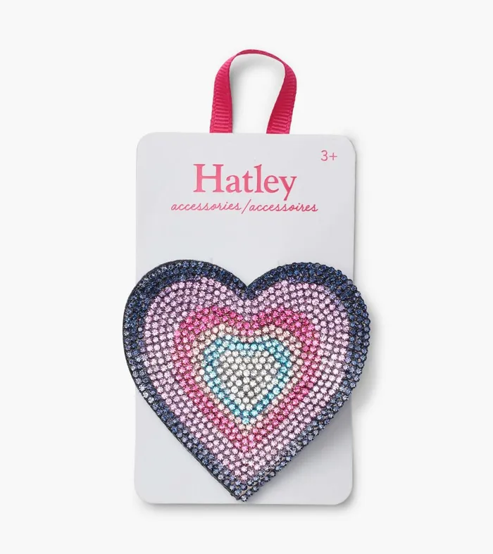 Accessories Girls Hatley Colourful Heart Large Hair Clip