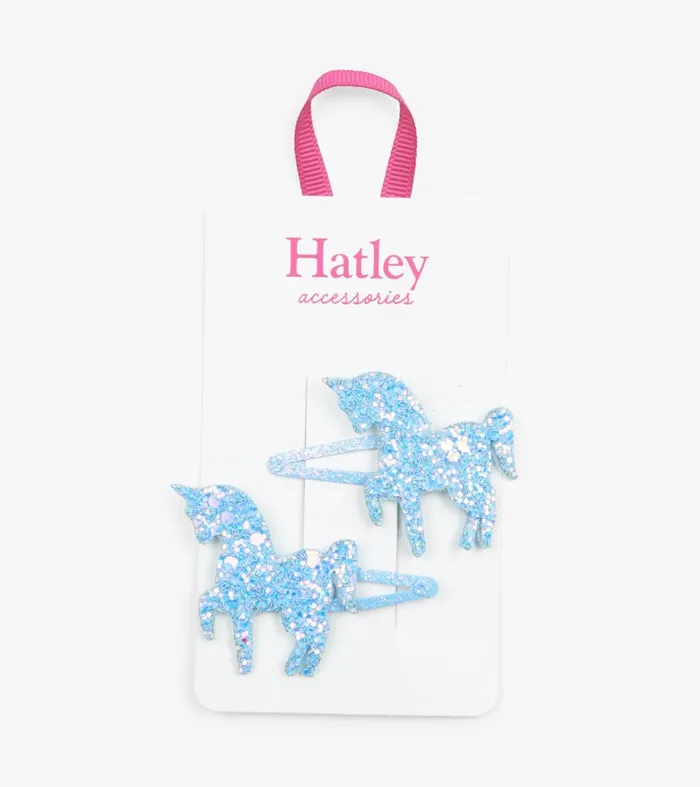 Accessories Girls Hatley Dazzling Unicorns Snap Clips