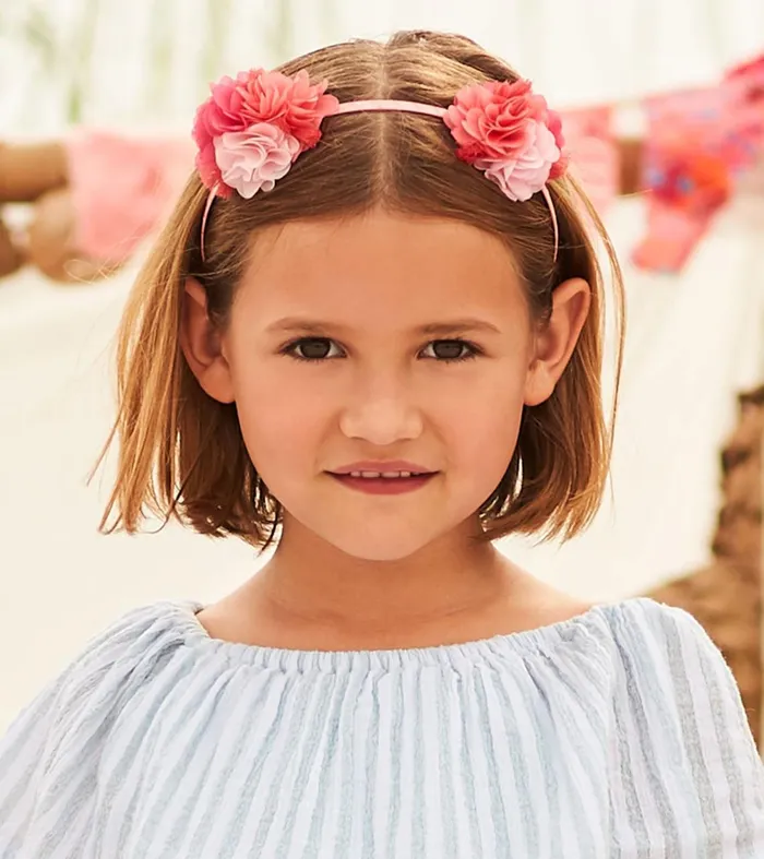 Accessories Girls Hatley Floral Tassel Headband