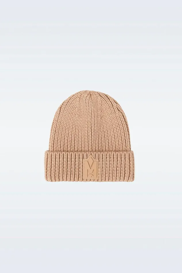 Accessories Kids Mackage JUDEKZ Handknit Toque With Ribbed Cuff For Kids Rose