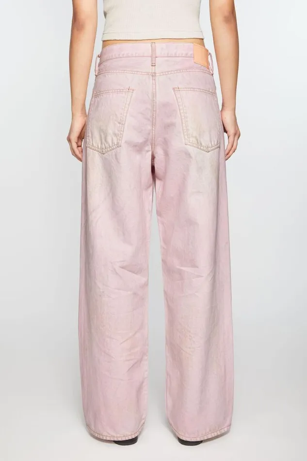 Acne Studios Baggy Fit Jeans 8211 1981F Pale Pink Women Jeans Acne Studios Baggy Fit Jeans 8211 1981F Pale Pink Women Jeans