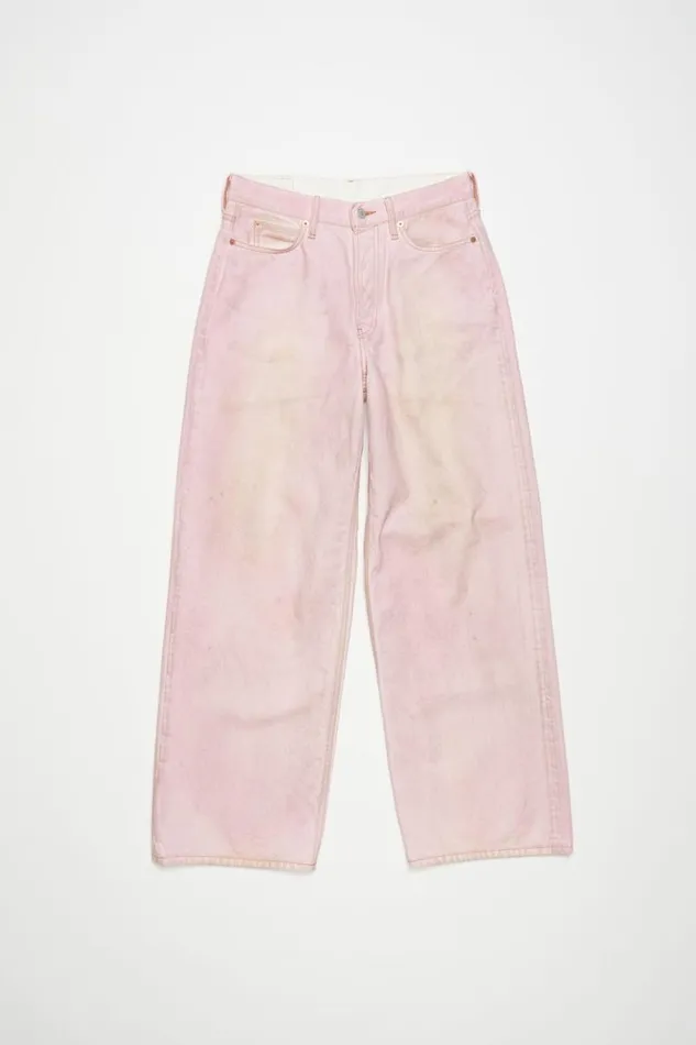 Acne Studios Baggy Fit Jeans 8211 1981F Pale Pink Women Jeans Acne Studios Baggy Fit Jeans 8211 1981F Pale Pink Women Jeans