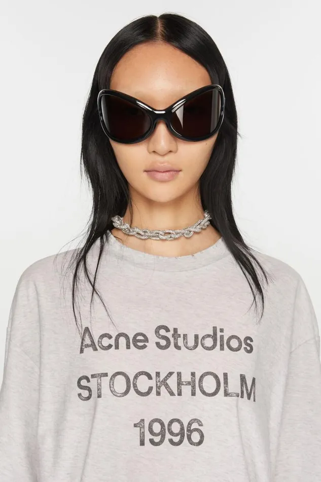 Acne Studios Crystal Cord Necklace Antique Silversilver Men Jewellery Acne Studios Crystal Cord Necklace Antique Silversilver Men Jewellery