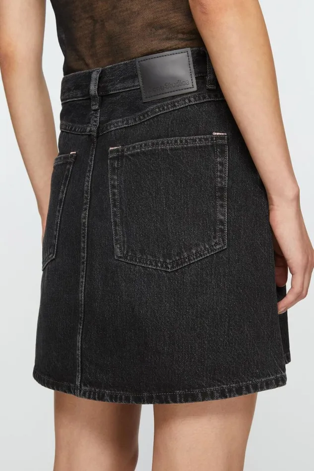 Acne Studios Denim Skirt Black Women Skirts Acne Studios Denim Skirt Black Women Skirts