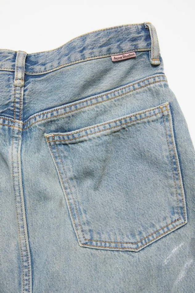 Acne Studios Denim Skirt Light Blue Women Skirts