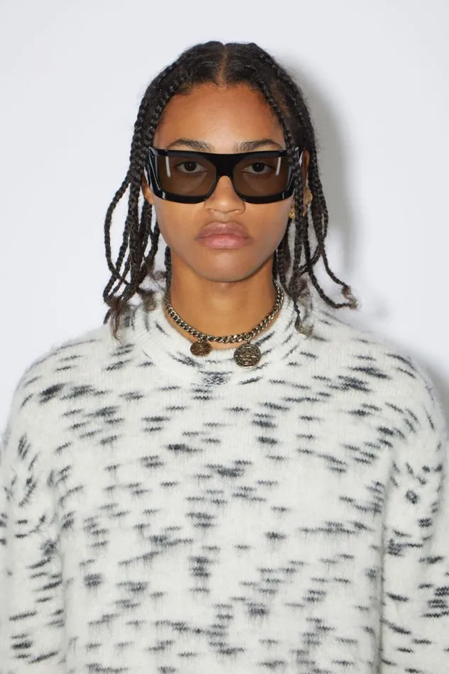 Acne Studios Frame Sunglasses Black Men Eyewear Acne Studios Frame Sunglasses Black Men Eyewear