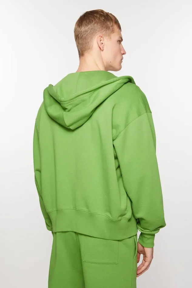 Acne Studios Hooded Zip Sweater Herb Green Women Sweatshirts Acne Studios Hooded Zip Sweater Herb Green Women Sweatshirts