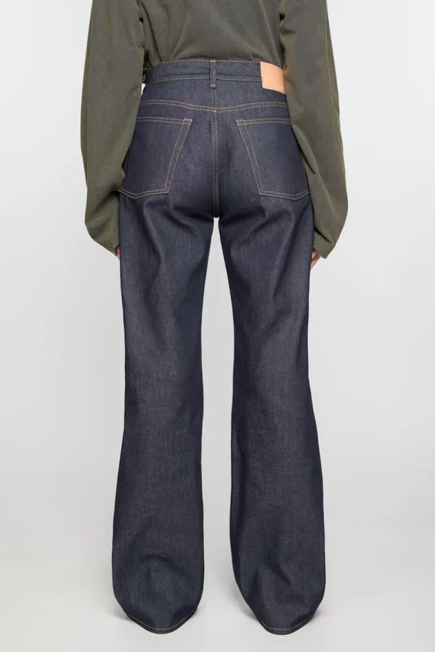 Acne Studios Loose Fit Jeans 8211 2021F Indigo Blue Women Jeans Acne Studios Loose Fit Jeans 8211 2021F Indigo Blue Women Jeans