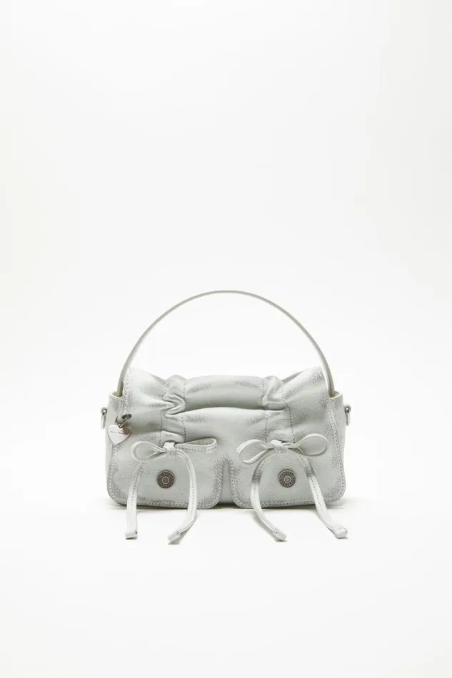 Acne Studios Multipocket Micro Bag Whitegrey Men Bags