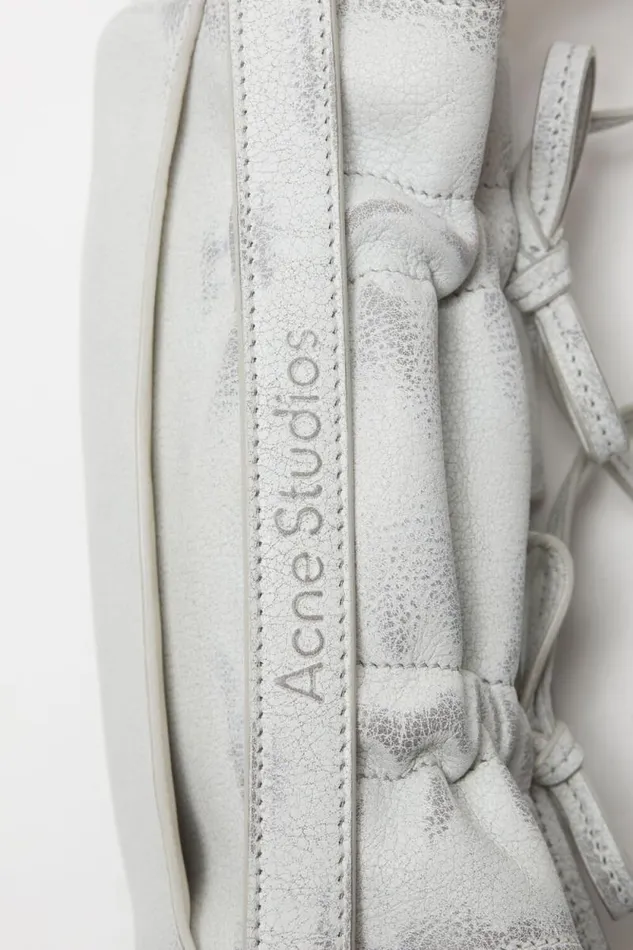 Acne Studios Multipocket Micro Bag Whitegrey Men Bags Acne Studios Multipocket Micro Bag Whitegrey Men Bags
