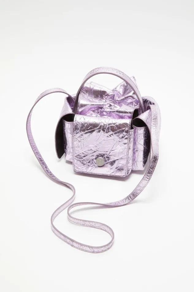 Acne Studios Multipocket Mini Bag Lavender Purple Men Bags Acne Studios Multipocket Mini Bag Lavender Purple Men Bags