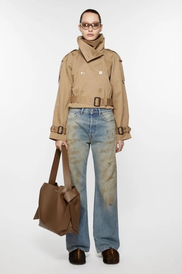 Acne Studios Musubi Midi Shoulder Bag Camel Brown Men Bags Acne Studios Musubi Midi Shoulder Bag Camel Brown Men Bags