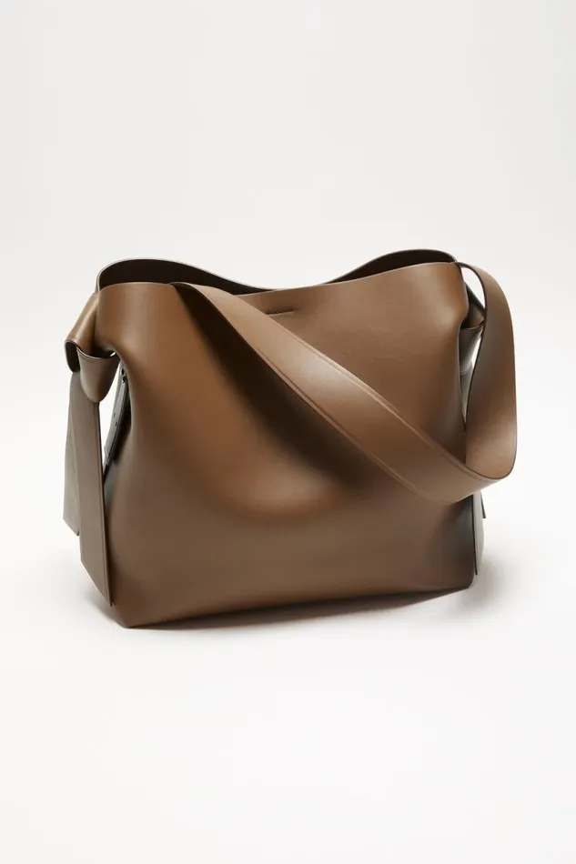 Acne Studios Musubi Midi Shoulder Bag Camel Brown Men Bags Acne Studios Musubi Midi Shoulder Bag Camel Brown Men Bags