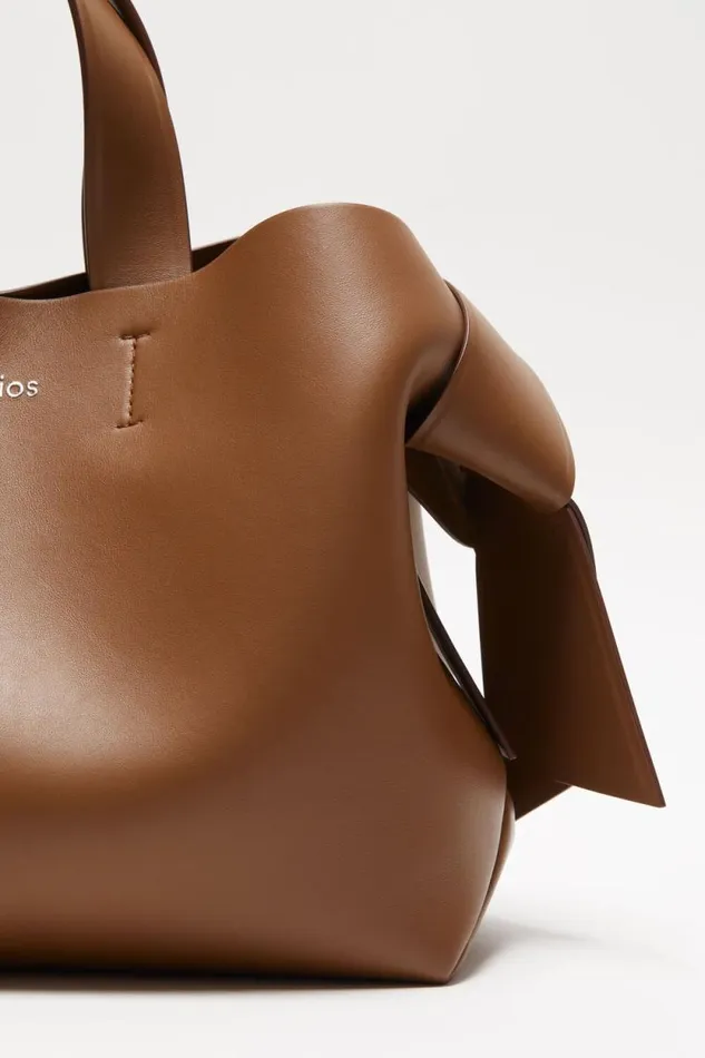 Acne Studios Musubi Midi Tote Camel Brown Women Bags
