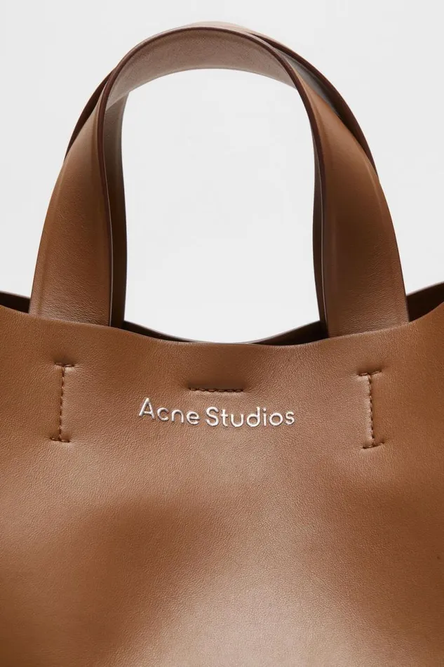 Acne Studios Musubi Midi Tote Camel Brown Women Bags