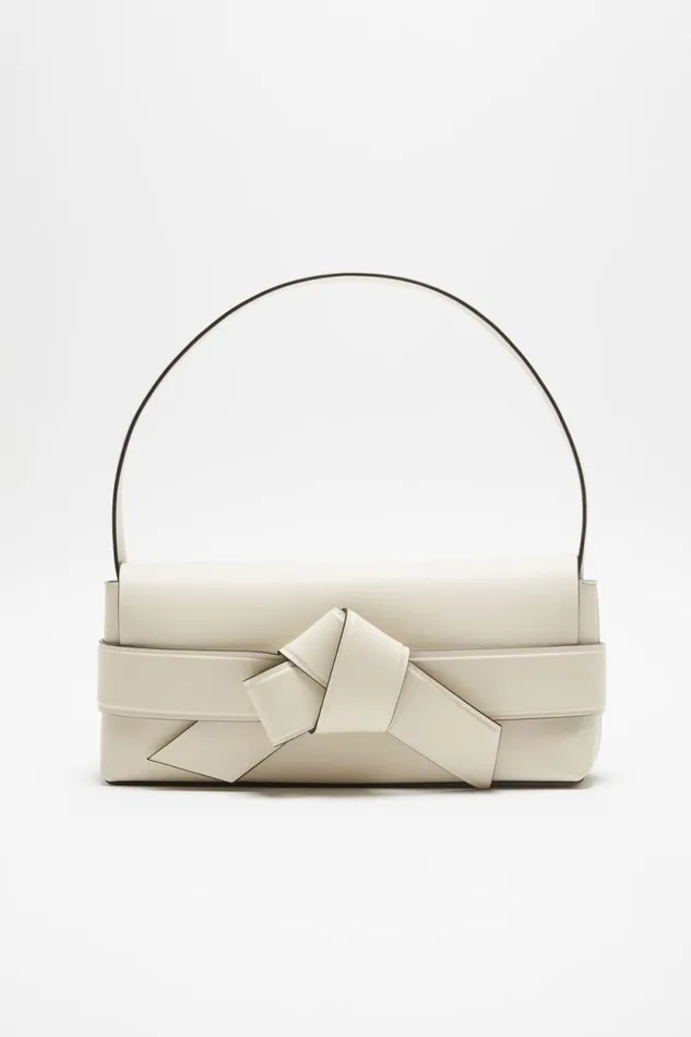 Acne Studios Musubi Shoulder Bag Whiteblack Men Bags