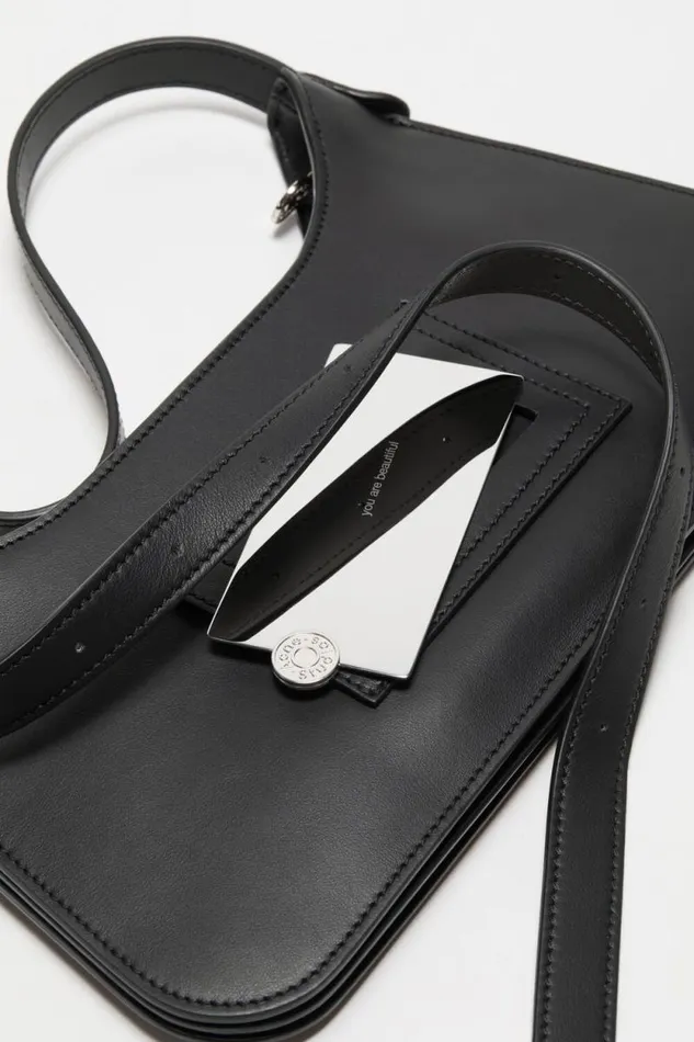 Acne Studios Platt Mini Shoulder Bag Black Men Bags