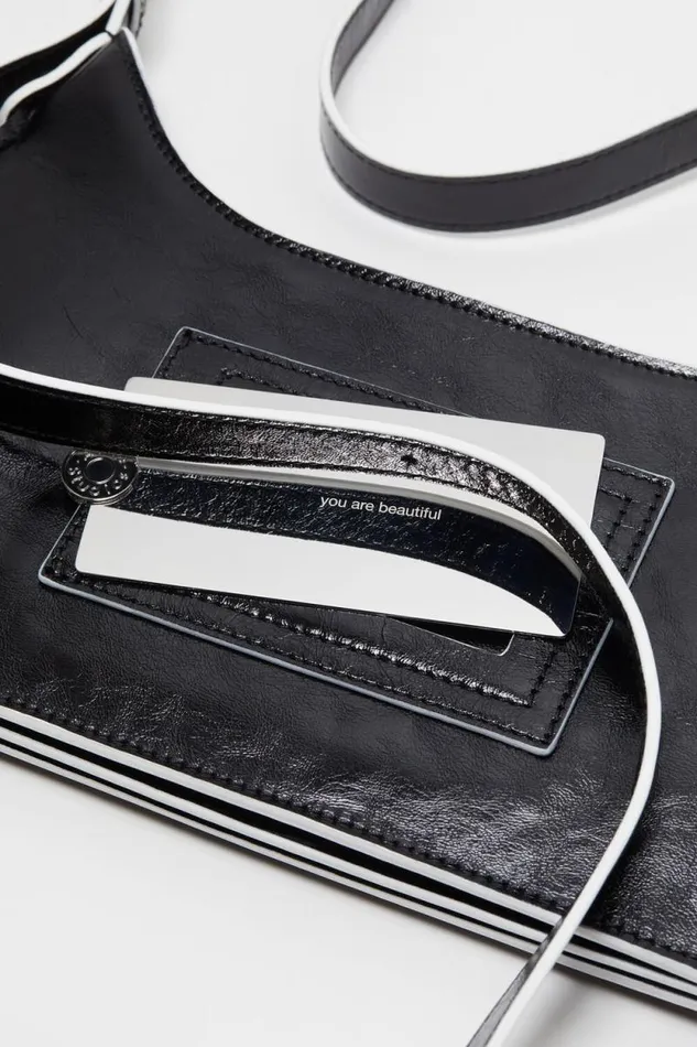 Acne Studios Platt Mini Shoulder Bag Black Men Bags