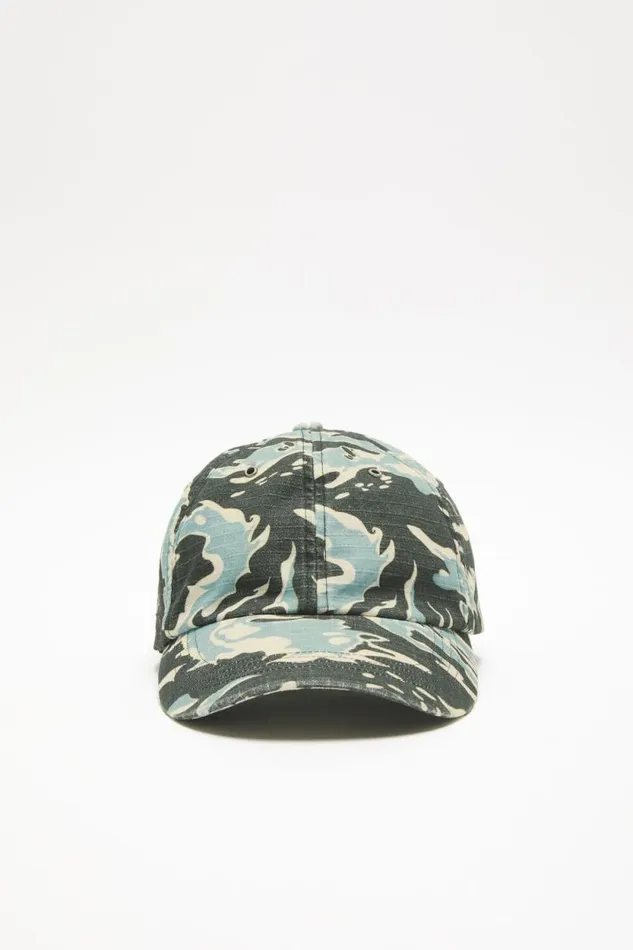 Acne Studios Printed Cap Blackblue Men Hats