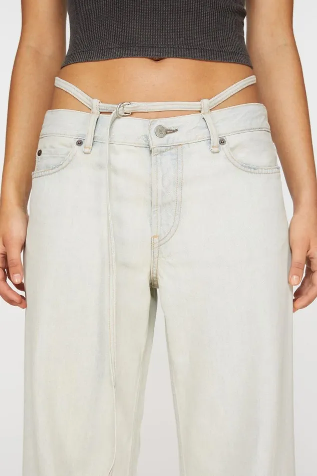 Acne Studios Regular Fit Jeans 8211 2004 Light Blue Women Jeans Acne Studios Regular Fit Jeans 8211 2004 Light Blue Women Jeans