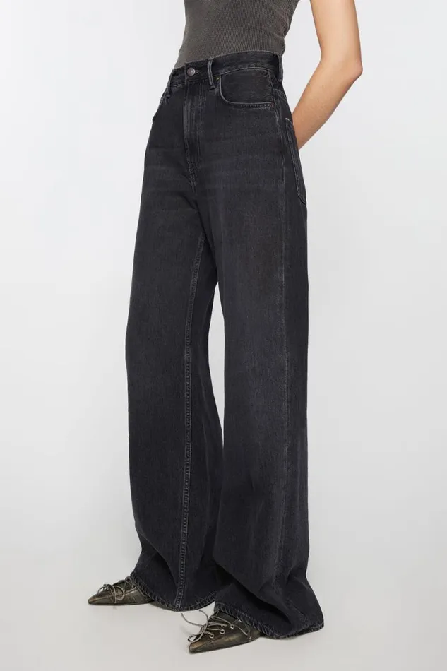 Acne Studios Relaxed Fit Jeans 8211 2022F Black Women Jeans Acne Studios Relaxed Fit Jeans 8211 2022F Black Women Jeans