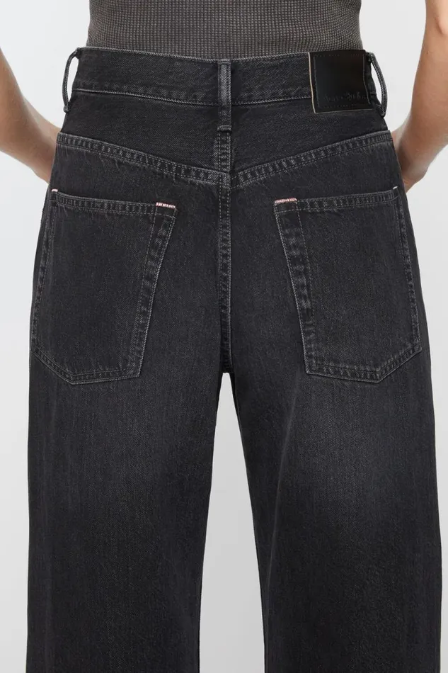 Acne Studios Relaxed Fit Jeans 8211 2022F Black Women Jeans Acne Studios Relaxed Fit Jeans 8211 2022F Black Women Jeans