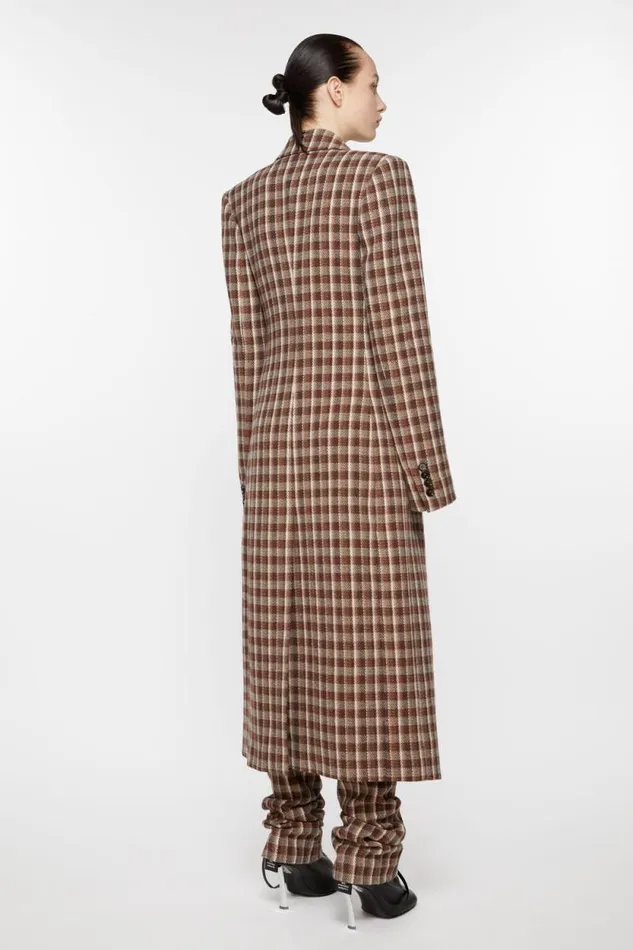 Acne Studios Singlebreasted Coat Beigebrown Women Outerwear Acne Studios Singlebreasted Coat Beigebrown Women Outerwear