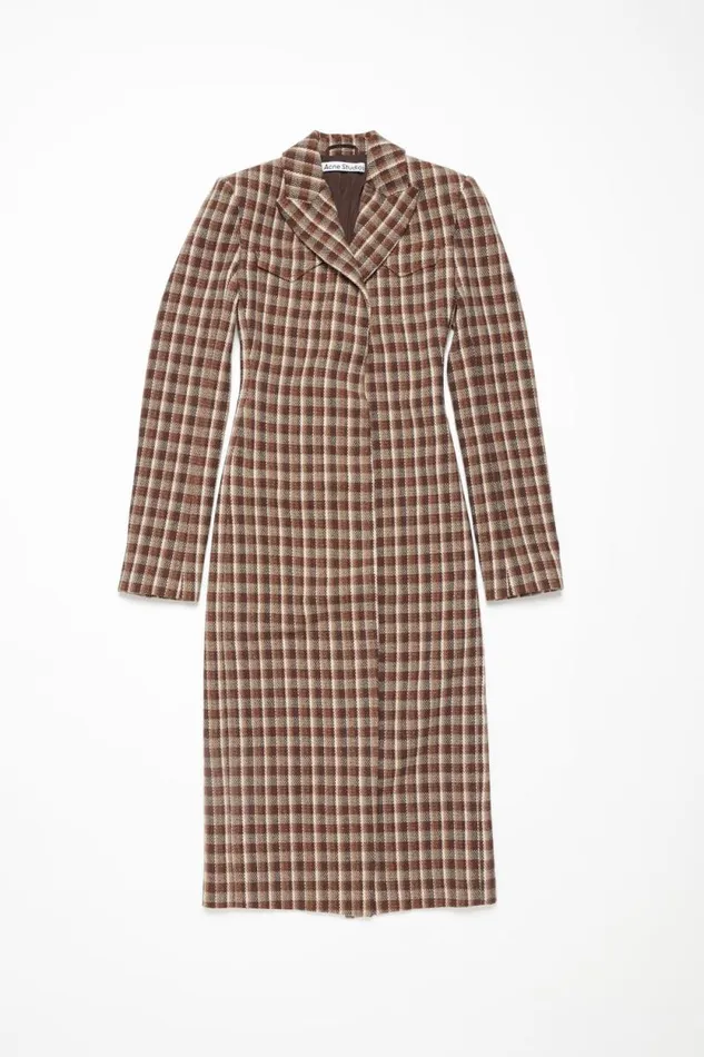 Acne Studios Singlebreasted Coat Beigebrown Women Outerwear Acne Studios Singlebreasted Coat Beigebrown Women Outerwear