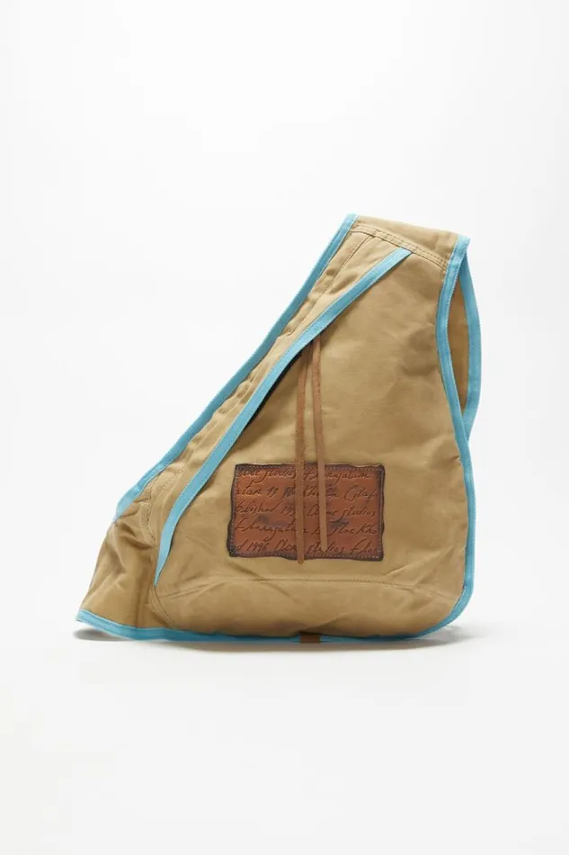Acne Studios Sling Backpack Beigeblue Women Bags