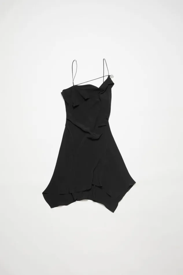Acne Studios Strap Dress Black Women Dresses Acne Studios Strap Dress Black Women Dresses