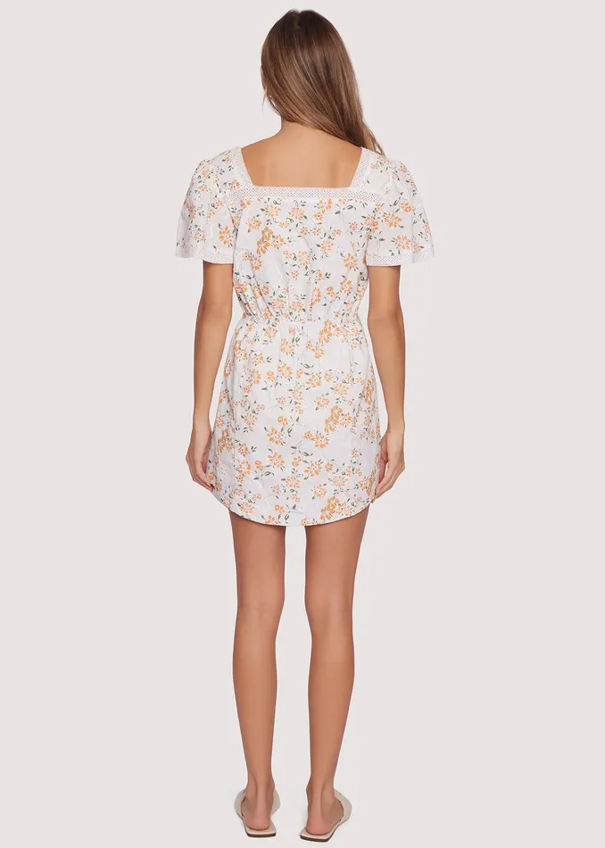 Acropolis Hills Mini Dress Whiteorangefloral Women Lost Wander Dresses