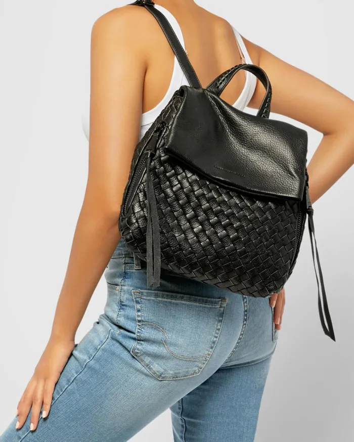 Aimee Kestenberg Backpacks Women Bali Backpack Black Woven