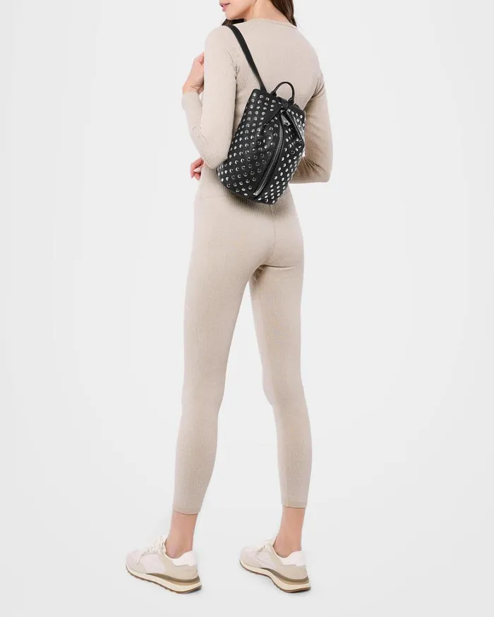Aimee Kestenberg Backpacks Women Tamitha Novelty Mini Backpack Black With Disco Studs