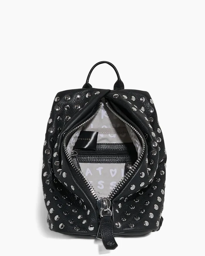 Aimee Kestenberg Backpacks Women Tamitha Novelty Mini Backpack Black With Disco Studs
