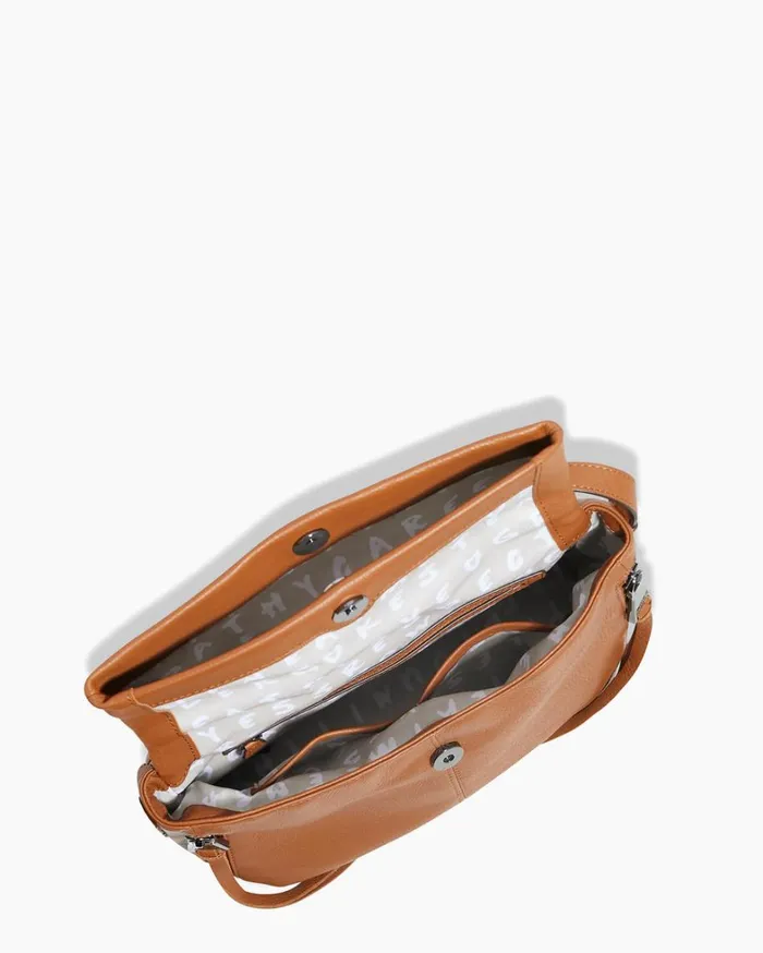 Aimee Kestenberg Crossbody Bags Women Bali Crossbody Chestnut With Gunmetal