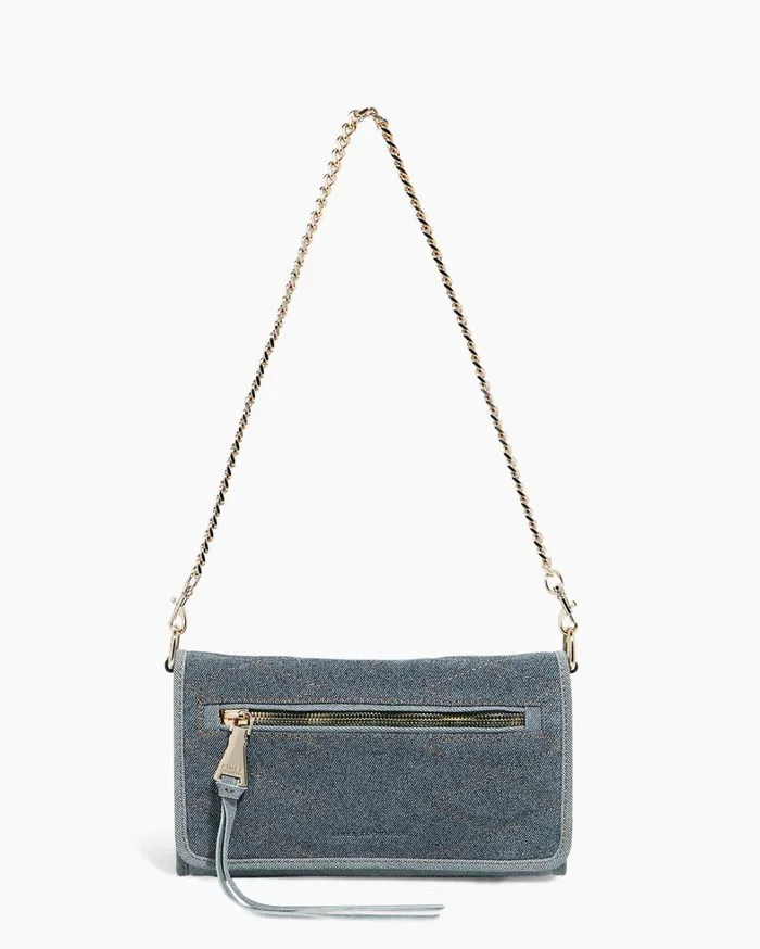 Aimee Kestenberg Satchels Women Mantra Convertible Shoulder Denim Leather