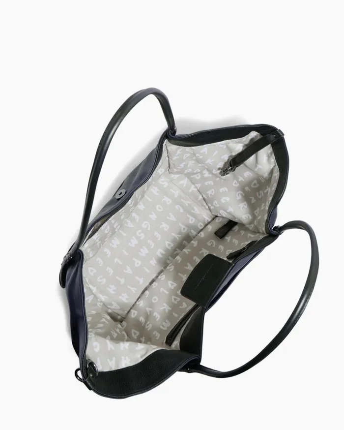 Aimee Kestenberg Tote Bags Women The Lenny Tote Ink Blue With Black