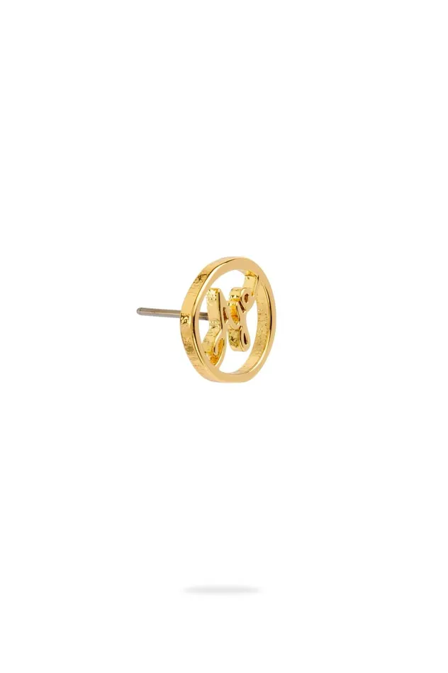 Aje Signature Round Stud Gold Women Aje Jewelry