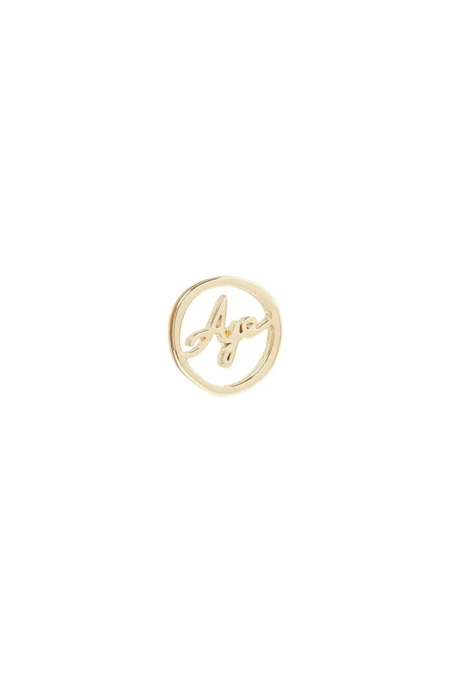 Aje Signature Round Stud Gold Women Aje Jewelry
