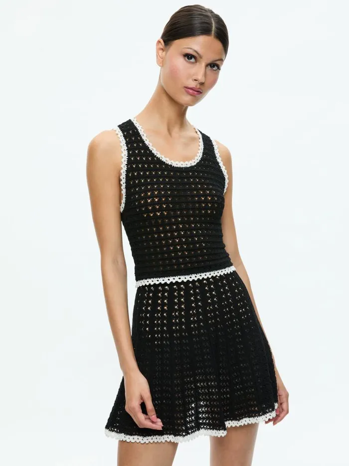 Alice Olivia KAMILA TANK Blackvanilla Women Tops