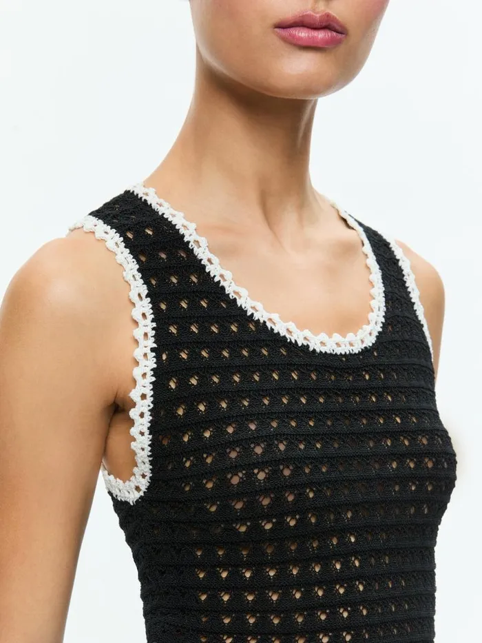 Alice Olivia KAMILA TANK Blackvanilla Women Tops