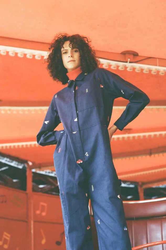 Angus Boilersuit Workshop Embroidery Womens LF Markey One Pieces