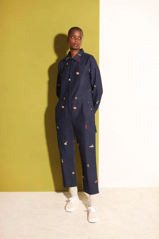 Angus Boilersuit Workshop Embroidery Womens LF Markey One Pieces